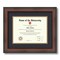 ArtToFrames 8.5x11 inch Diploma Frame - Framed with Black and Gold Mats, Comes with Regular Glass and Sawtooth Hanger for Wall Hanging (D-8.5x11)
